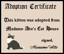 adoption certificate